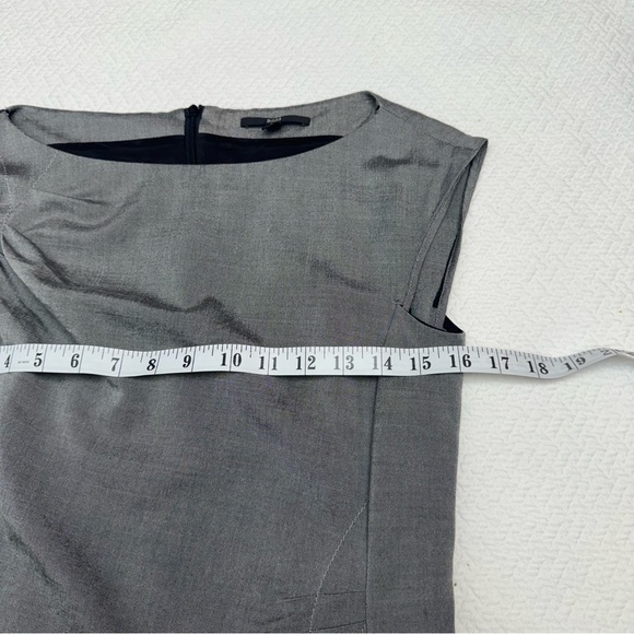 Hugo Boss Daperla Midi Dress Grey Size S - Picture 8 of 10